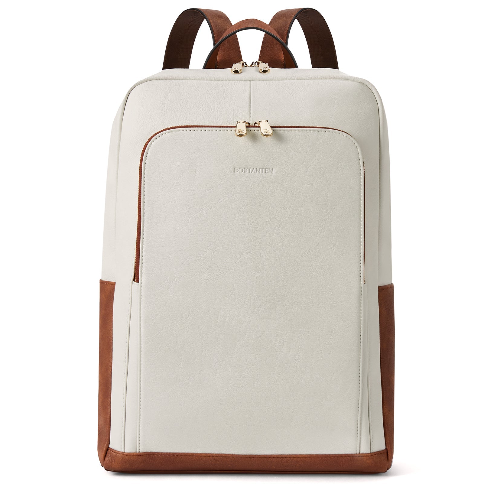 Baish Women Leather Laptop Backpack Travel Business Work Daypack