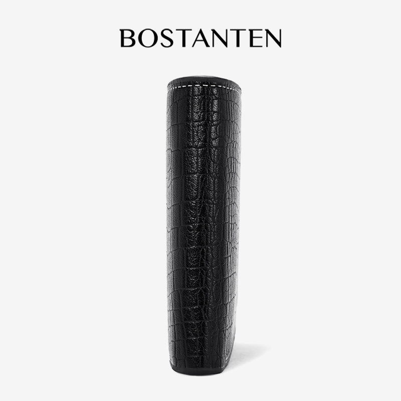 BOSTANTEN Men's Bifold Wallet Material PU leather Quality Premium