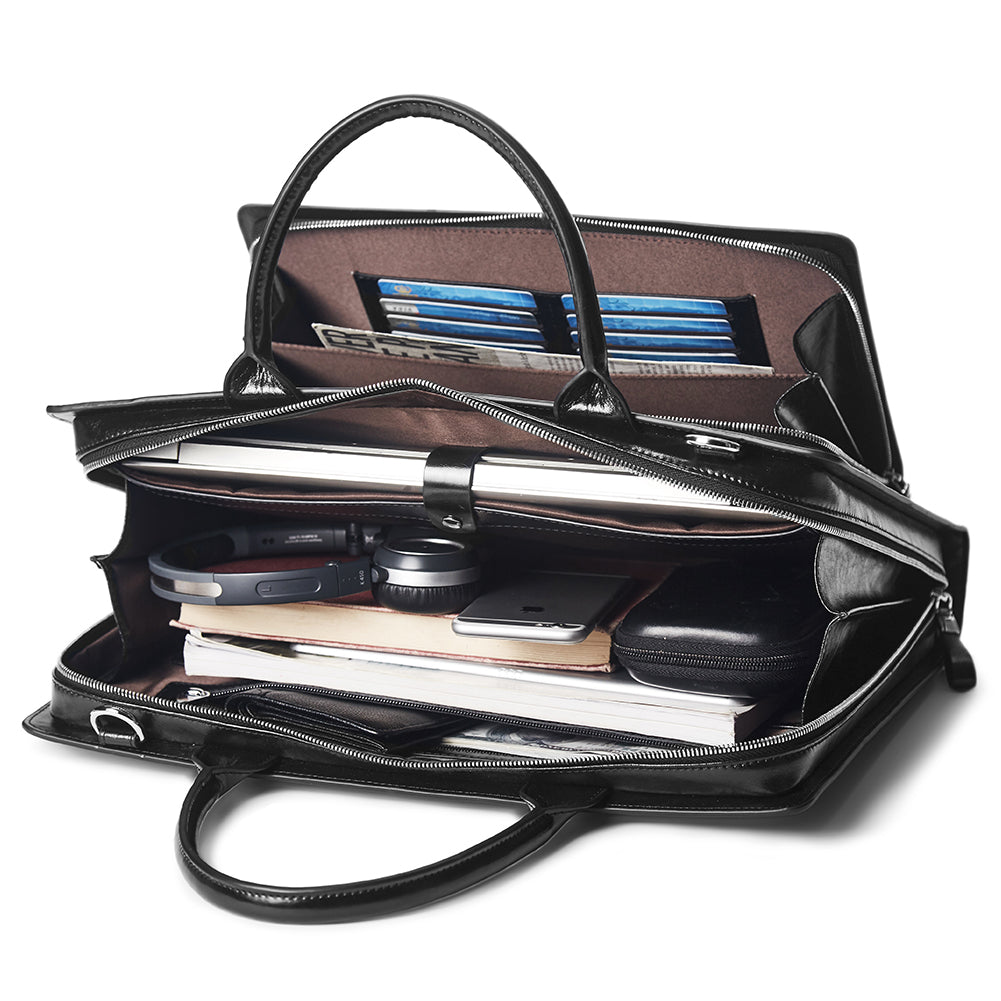 Carol Womens Leather Briefcase — Capable
