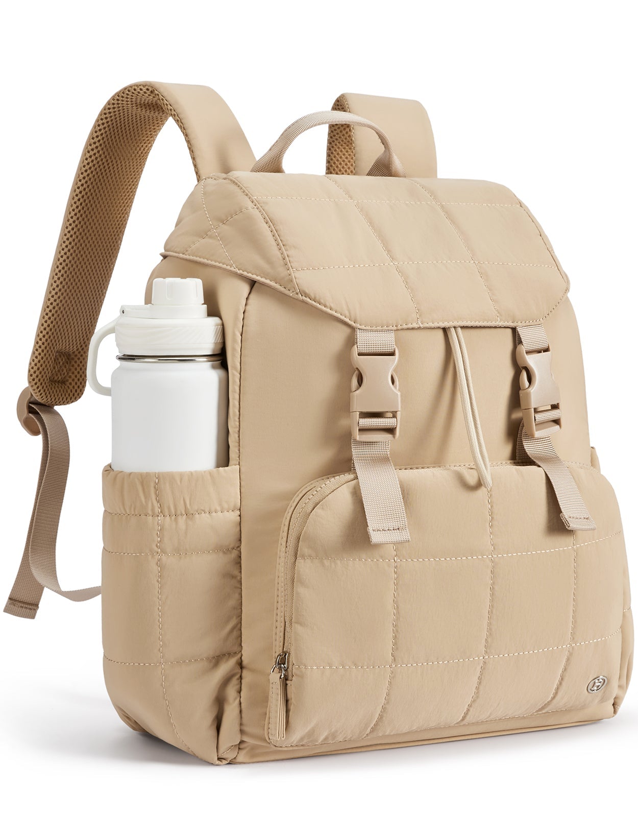 AVE 15.6 Inch Taslan Quilted Lightweight Laptop Backpack