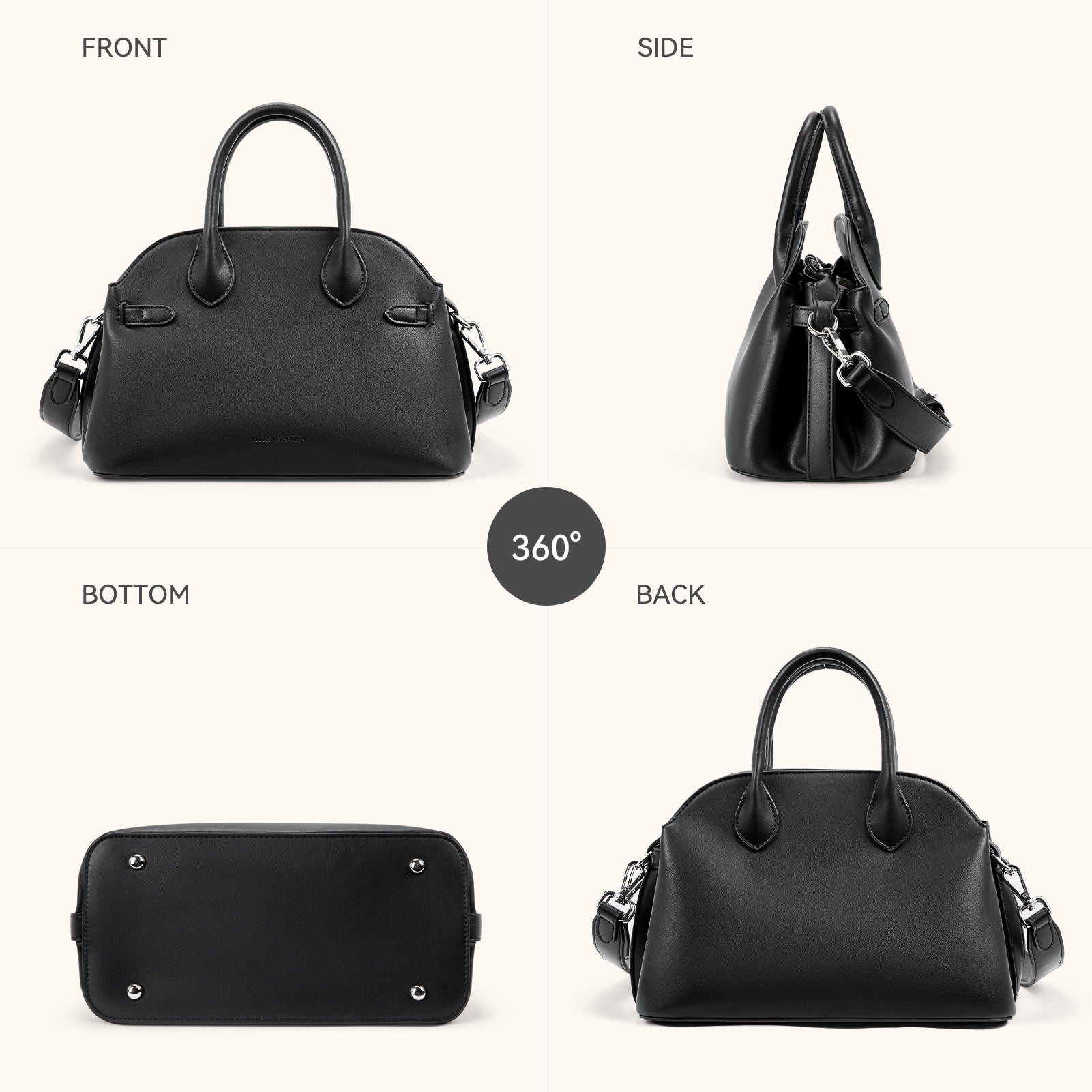 Claire Designer Suede Top Handle Satchel