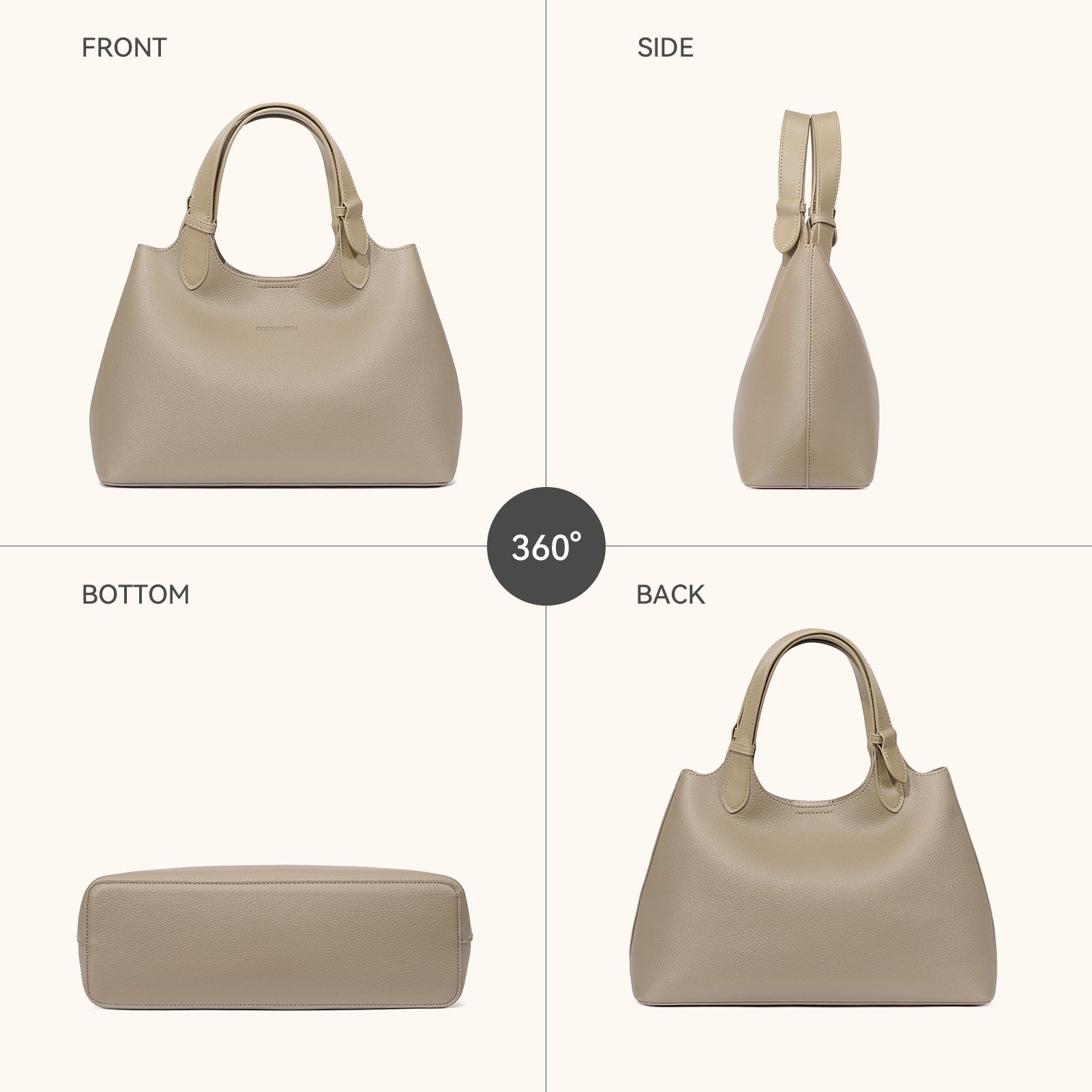 CLAIRE Soft Leather Slouchy Hobo with Adjustable Shoulder Strap