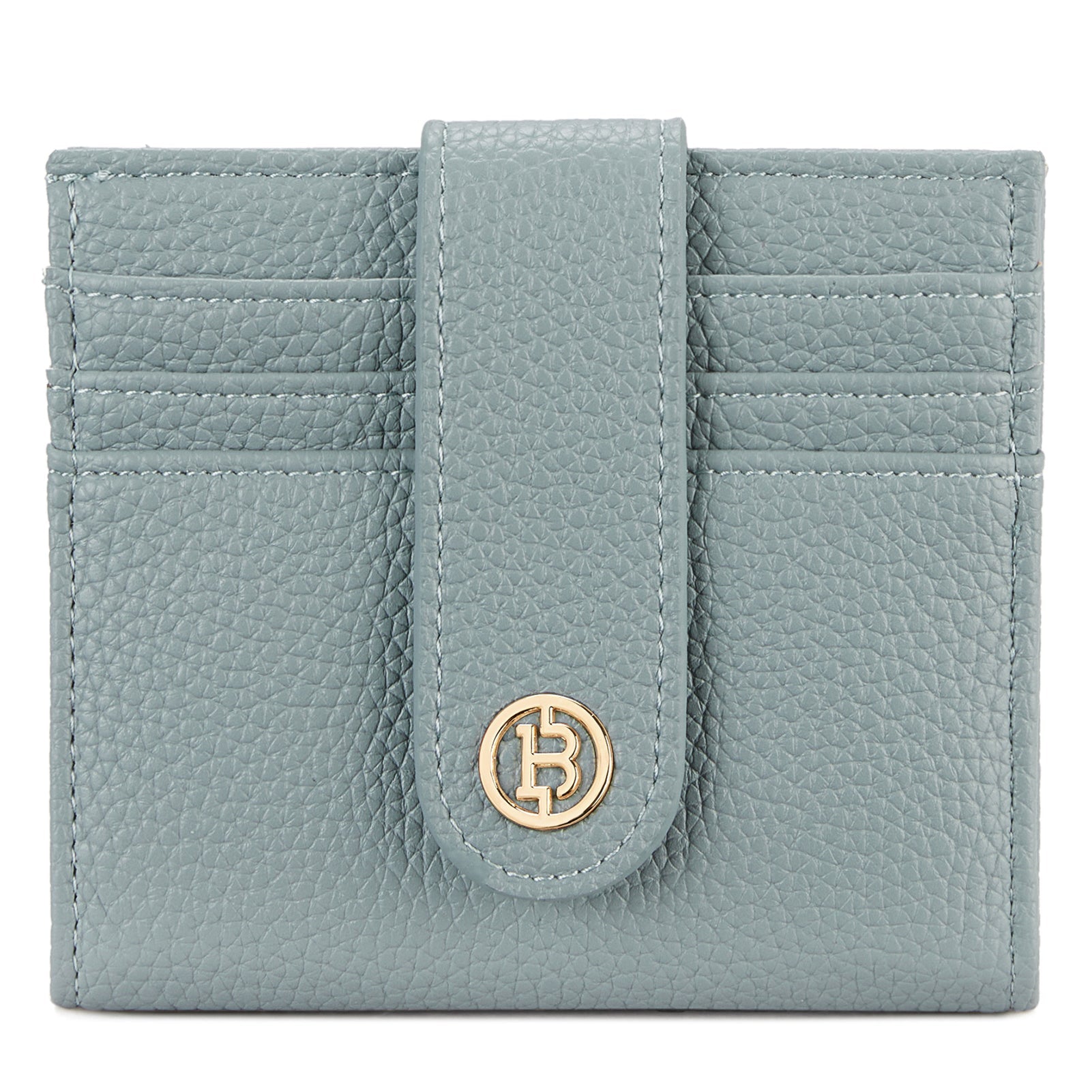 Lomy Slim Bifold Wallet – RFID Card Holder with Double Snap Closure