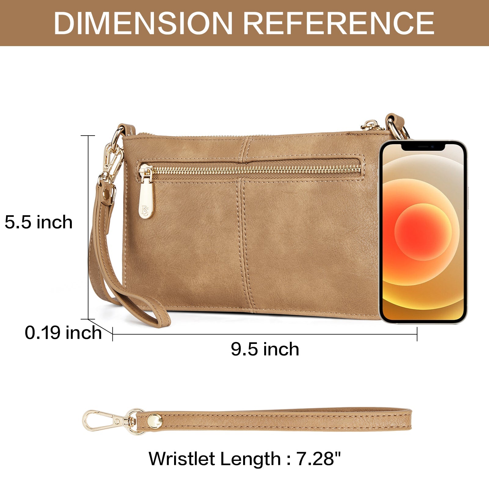 Nola Chic and Sustainable - The Vegan Leather Envelope Clutch Purse
