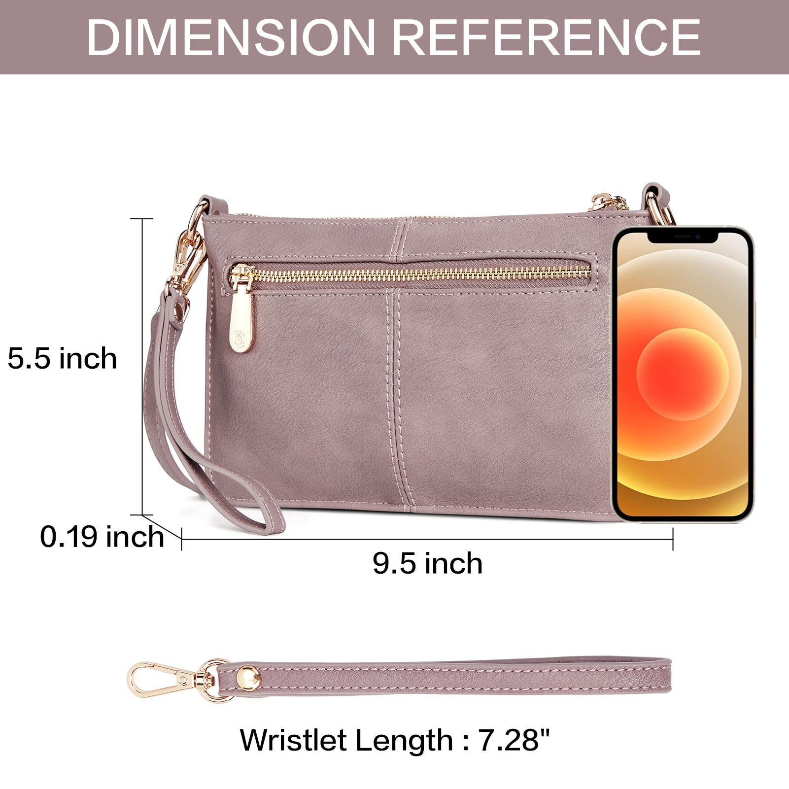Nola Chic and Sustainable - The Vegan Leather Envelope Clutch Purse