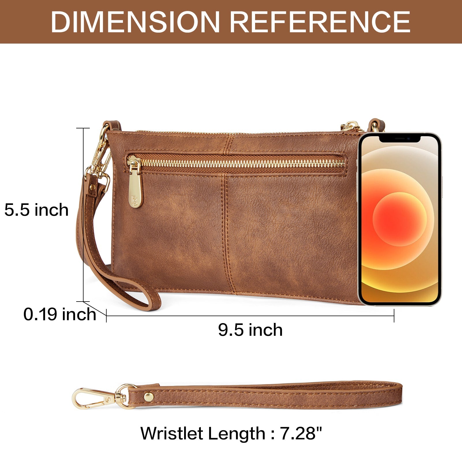 Nola Chic and Sustainable - The Vegan Leather Envelope Clutch Purse