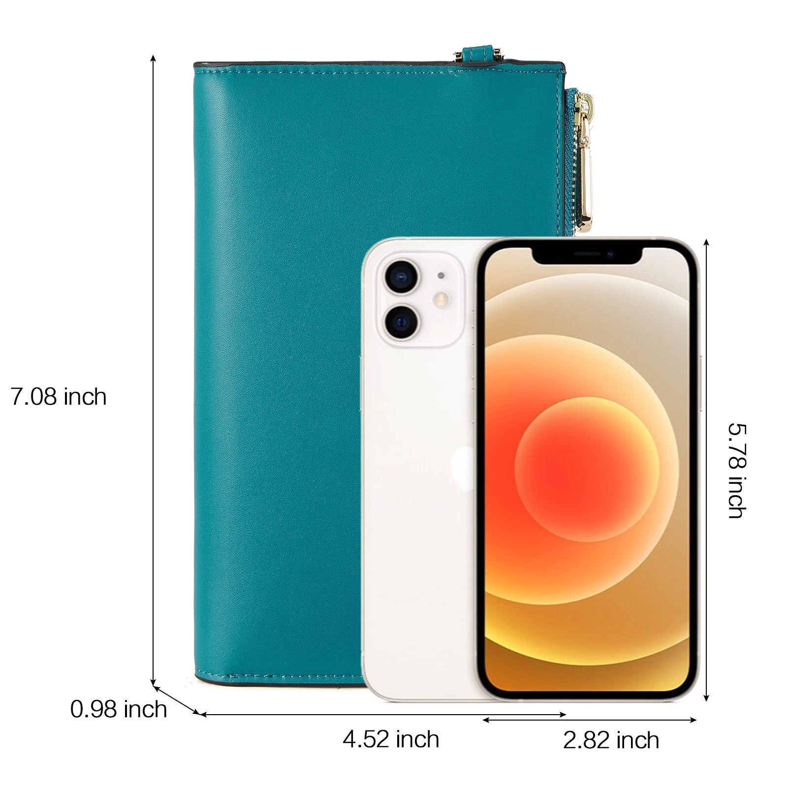 Rozenn Slim Wallet Leather —— Multi-Function