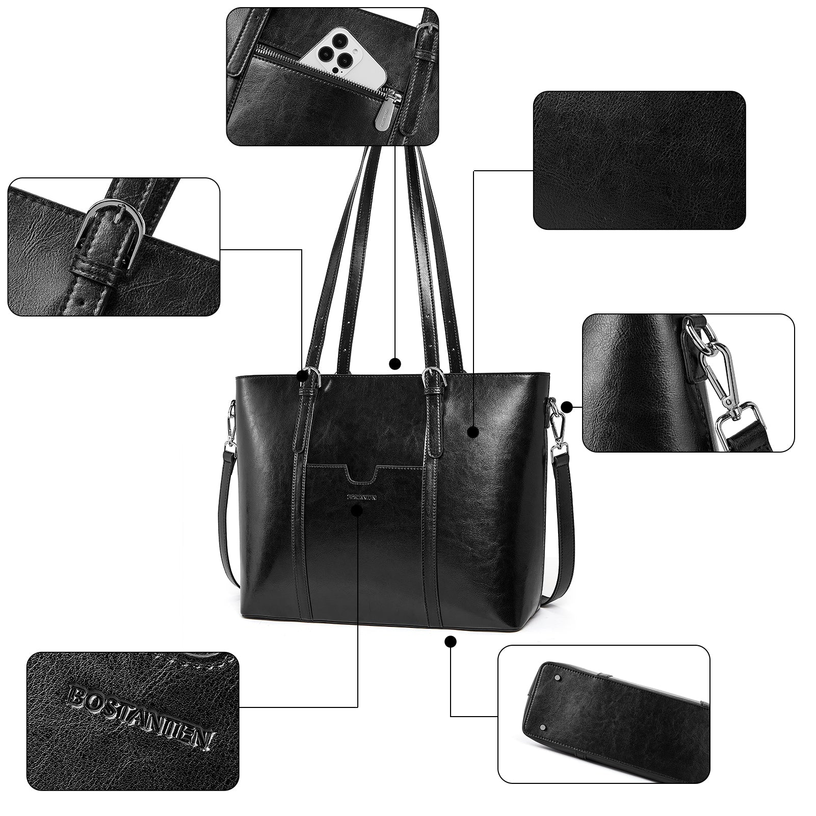 Carol Women Work Tote Bag - 15.6'' Laptop