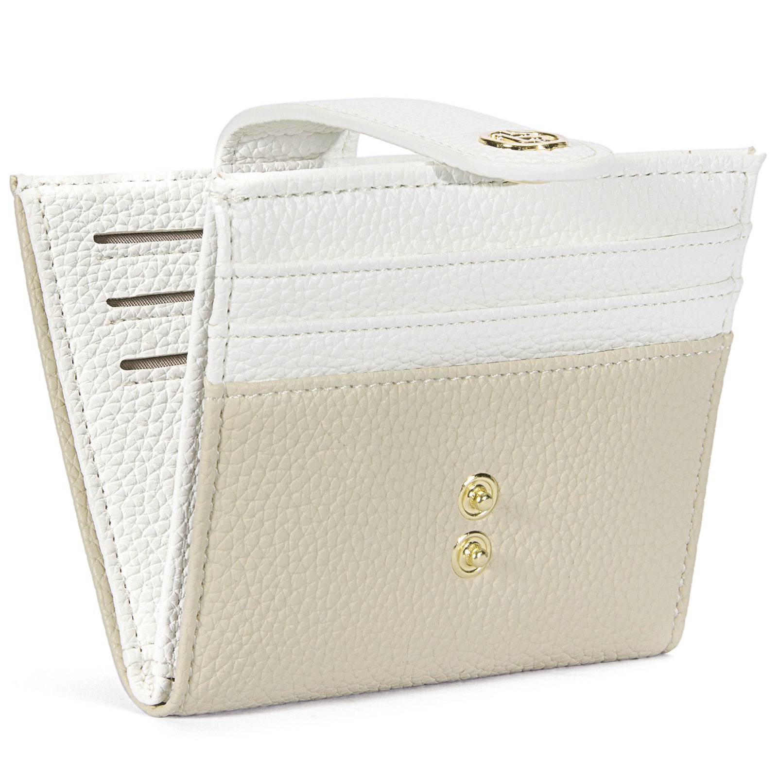 Lomy Slim Bifold Wallet – RFID Card Holder with Double Snap Closure