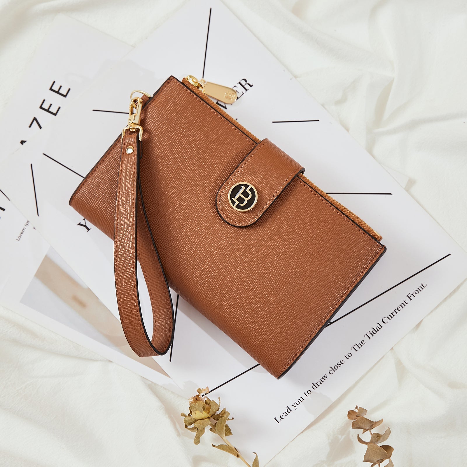 Rozenn Slim Wallet Leather —— Multi-Function