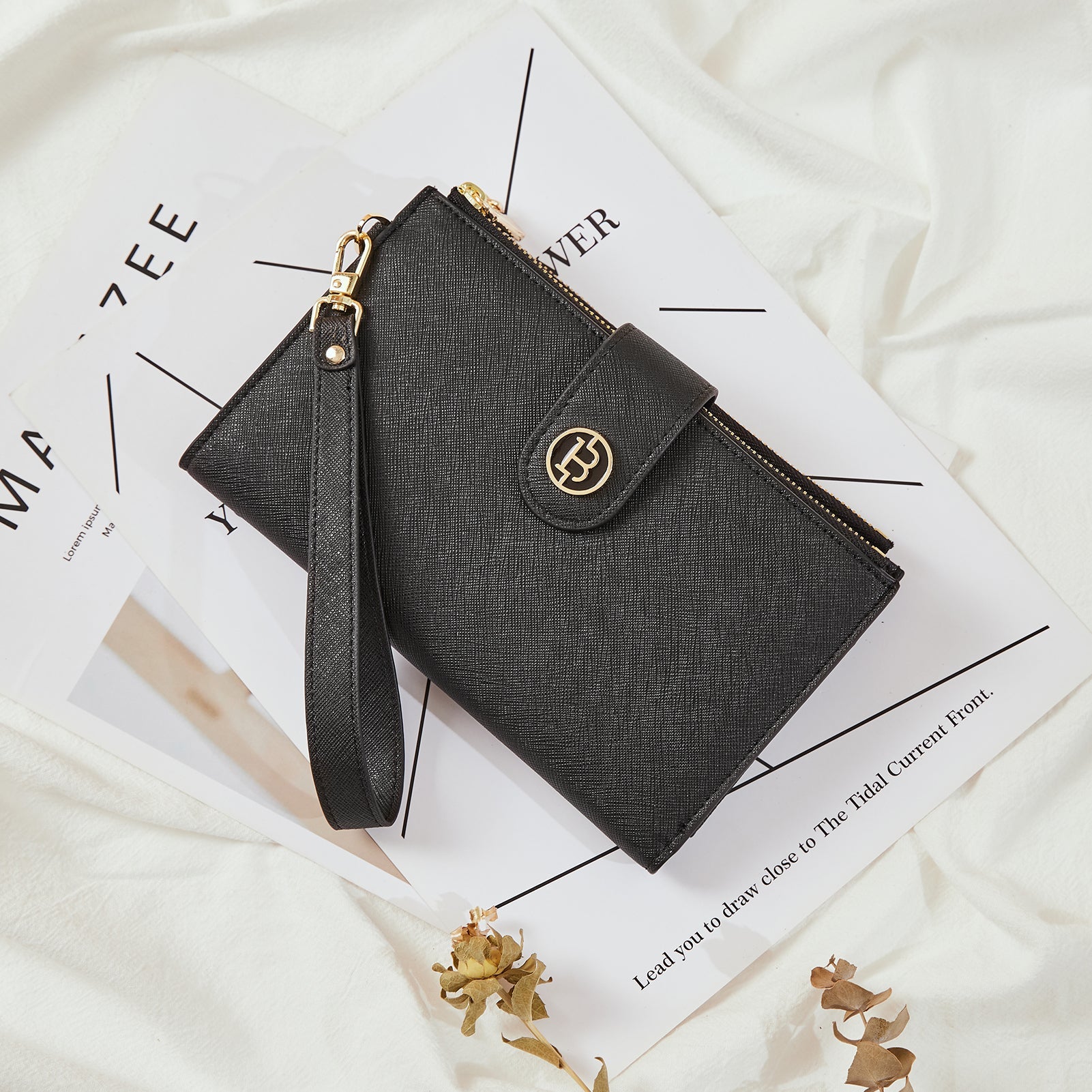 Rozenn Slim Wallet Leather —— Multi-Function