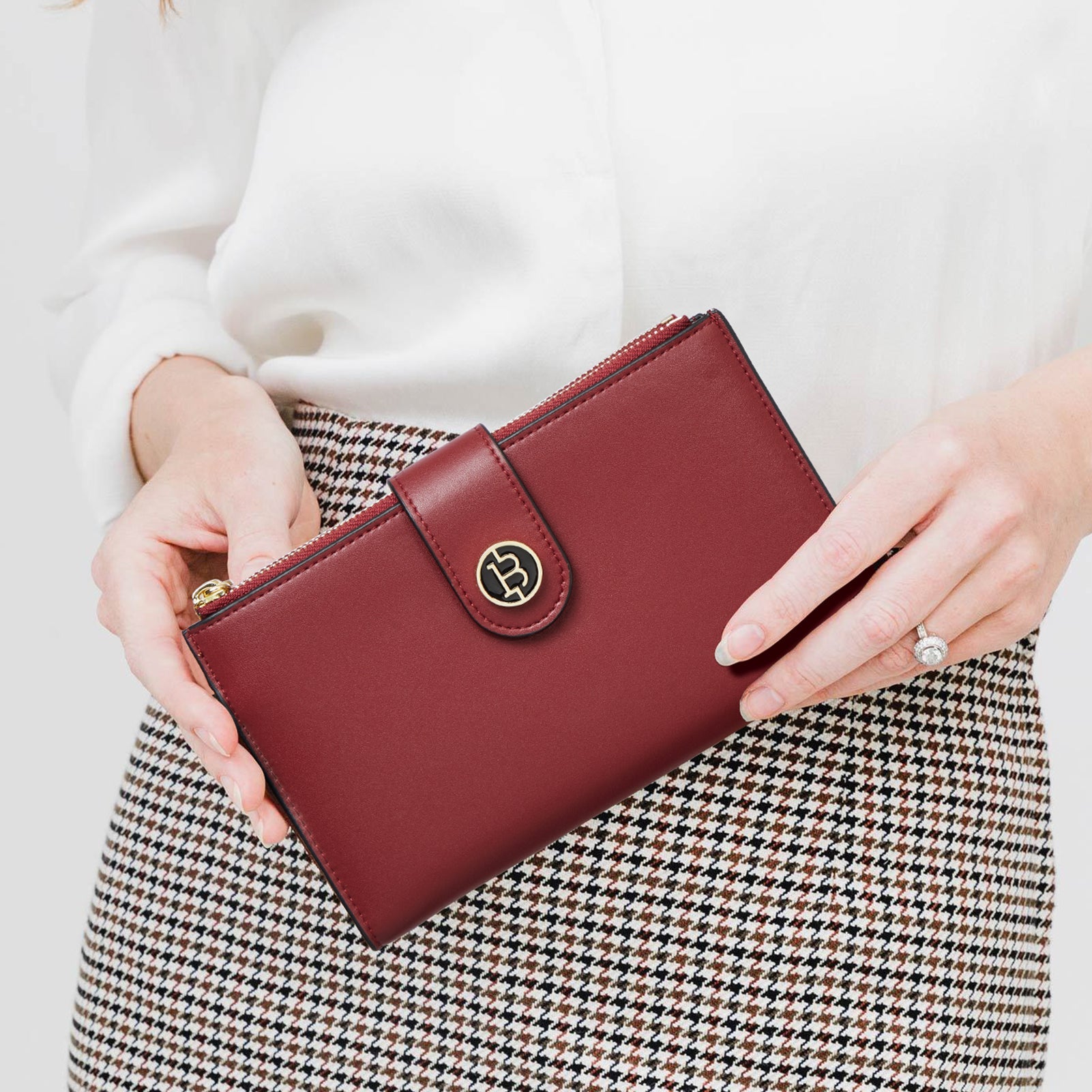 Rozenn Slim Wallet Leather —— Multi-Function