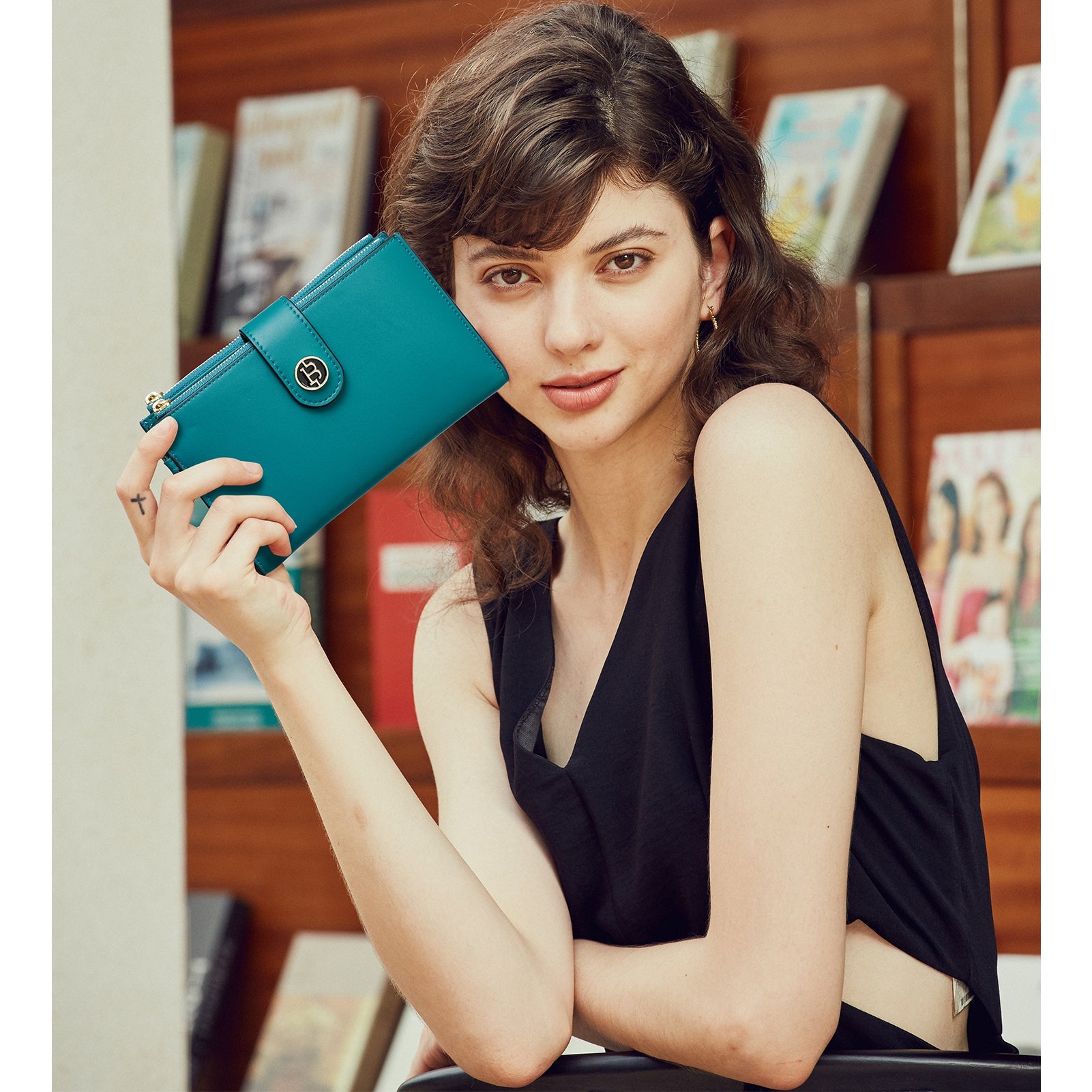 Rozenn Slim Wallet Leather —— Multi-Function