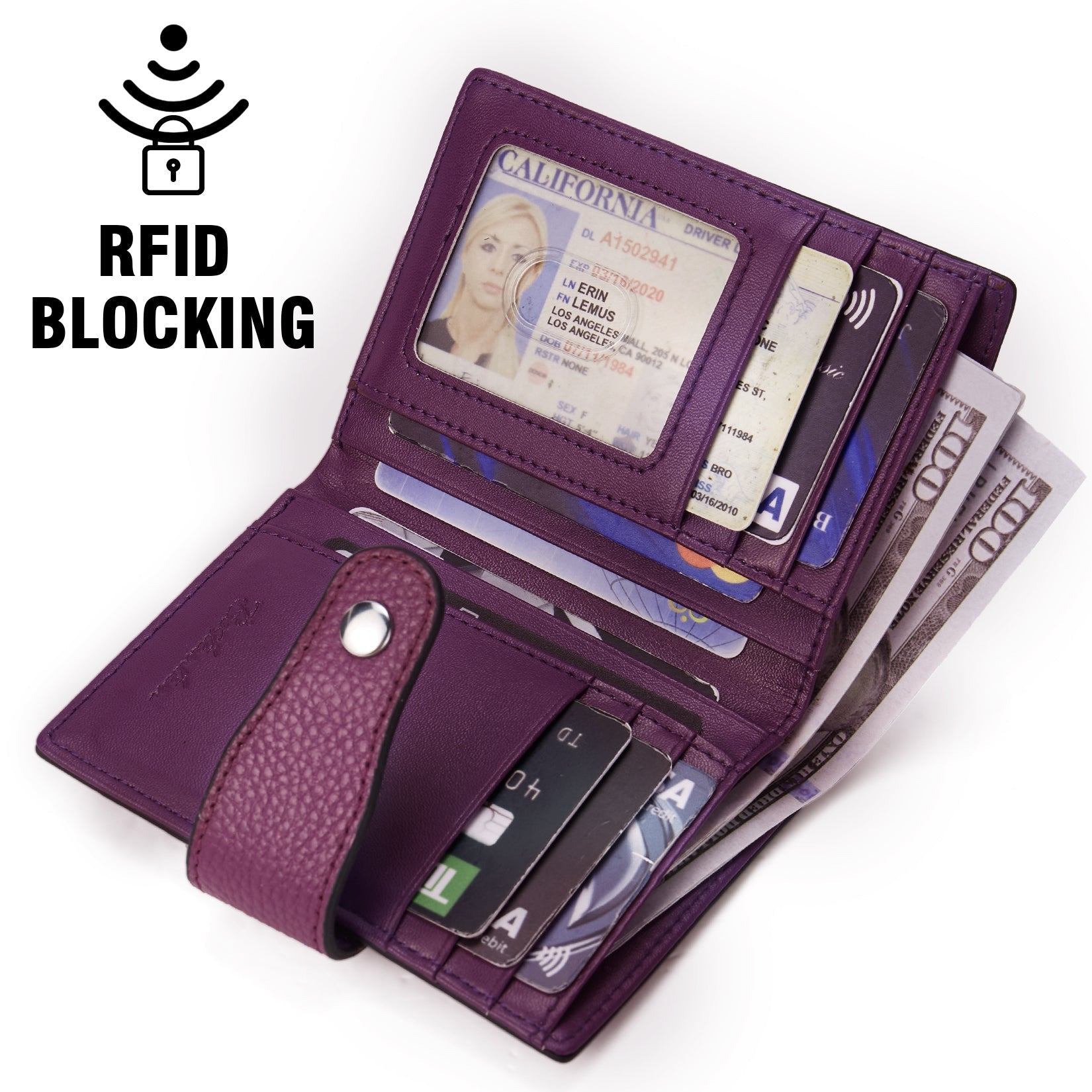 Luna RFID Genuine Leather Wallet