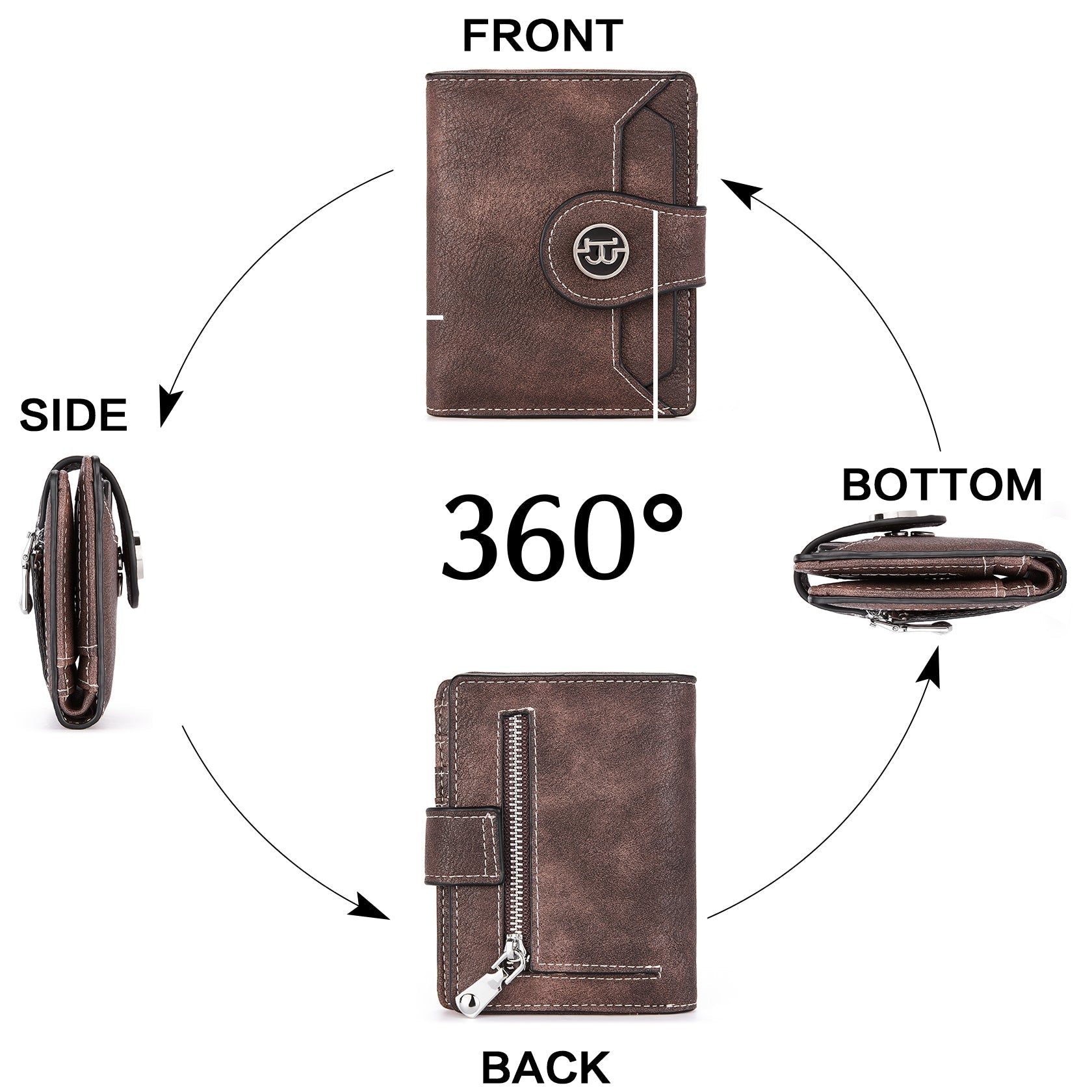 Luna RFID Genuine Leather Wallet