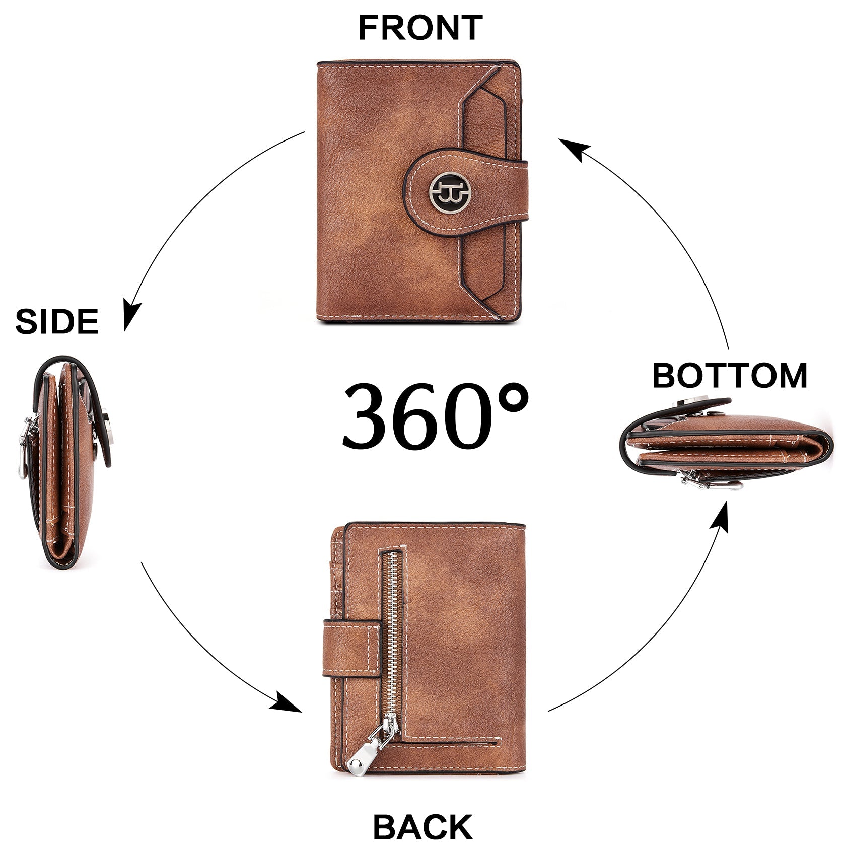 Luna RFID Genuine Leather Wallet