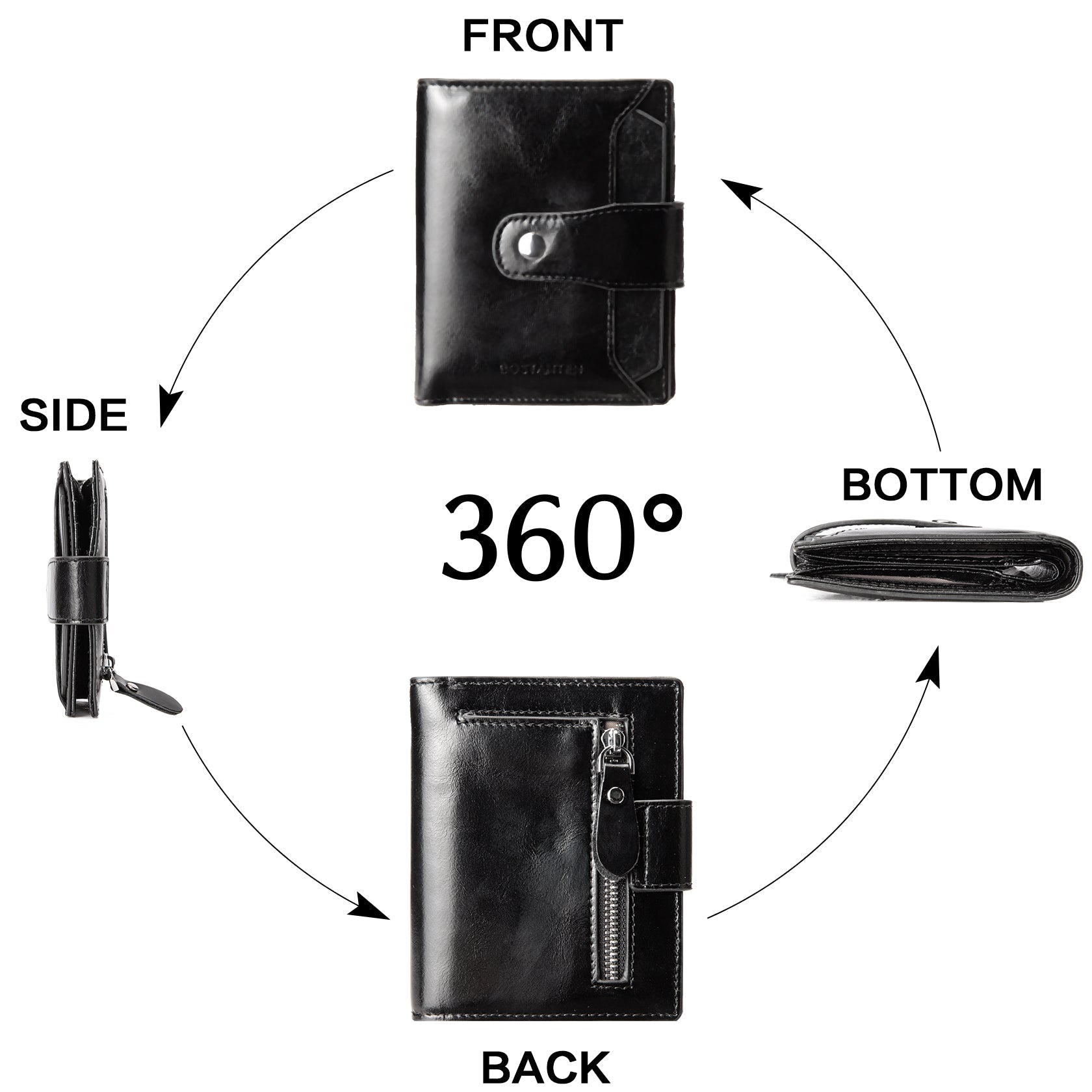 Luna RFID Genuine Leather Wallet
