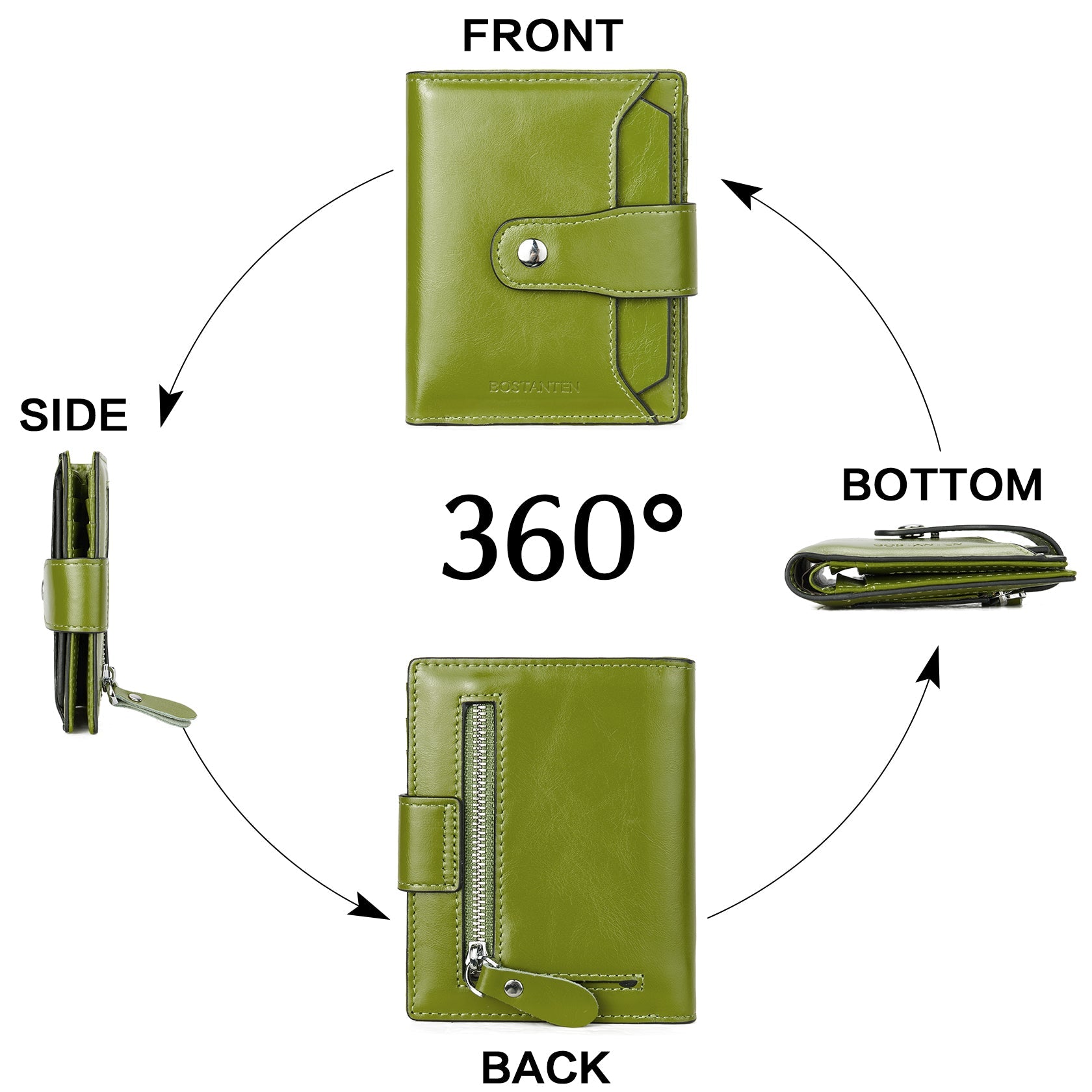 Luna RFID Genuine Leather Wallet