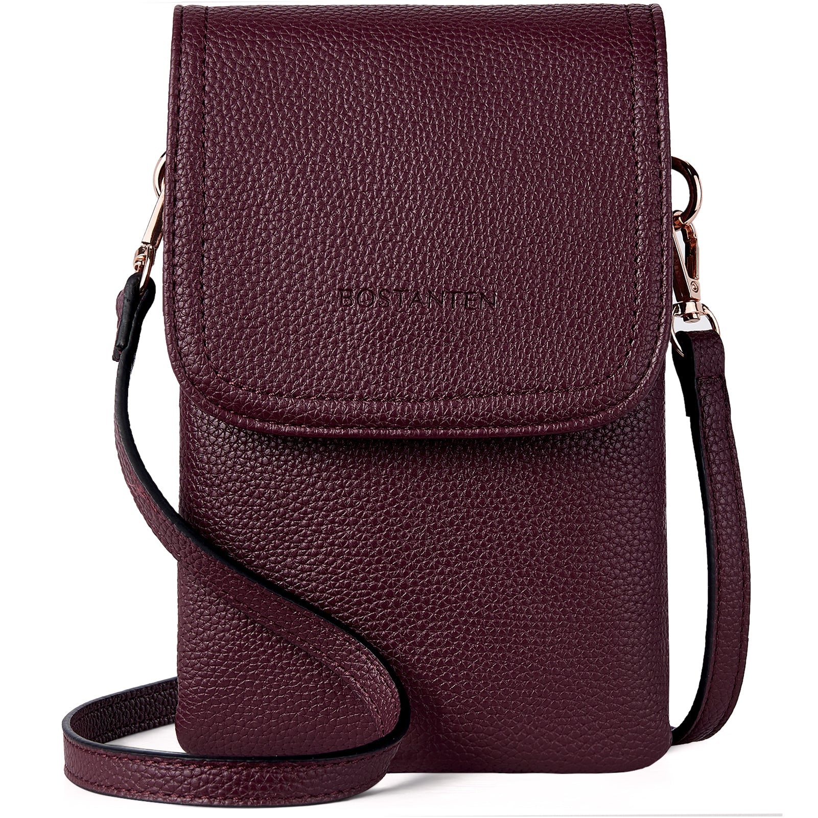 Evelyn Leather Crossbody Phone Wallet For Women —— Boudoir Style