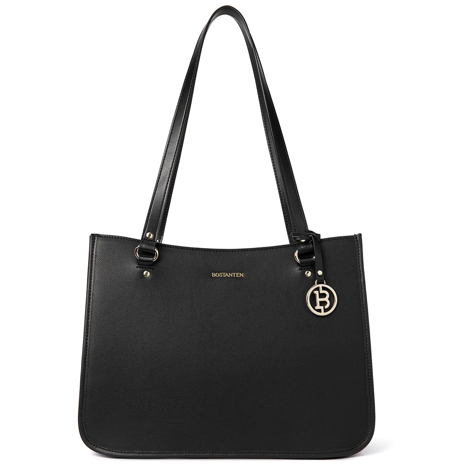 BOSTANTEN Leather Handbags Deigner Tote Bag Women Top-Handle Satchel Purses Shoulder Bags