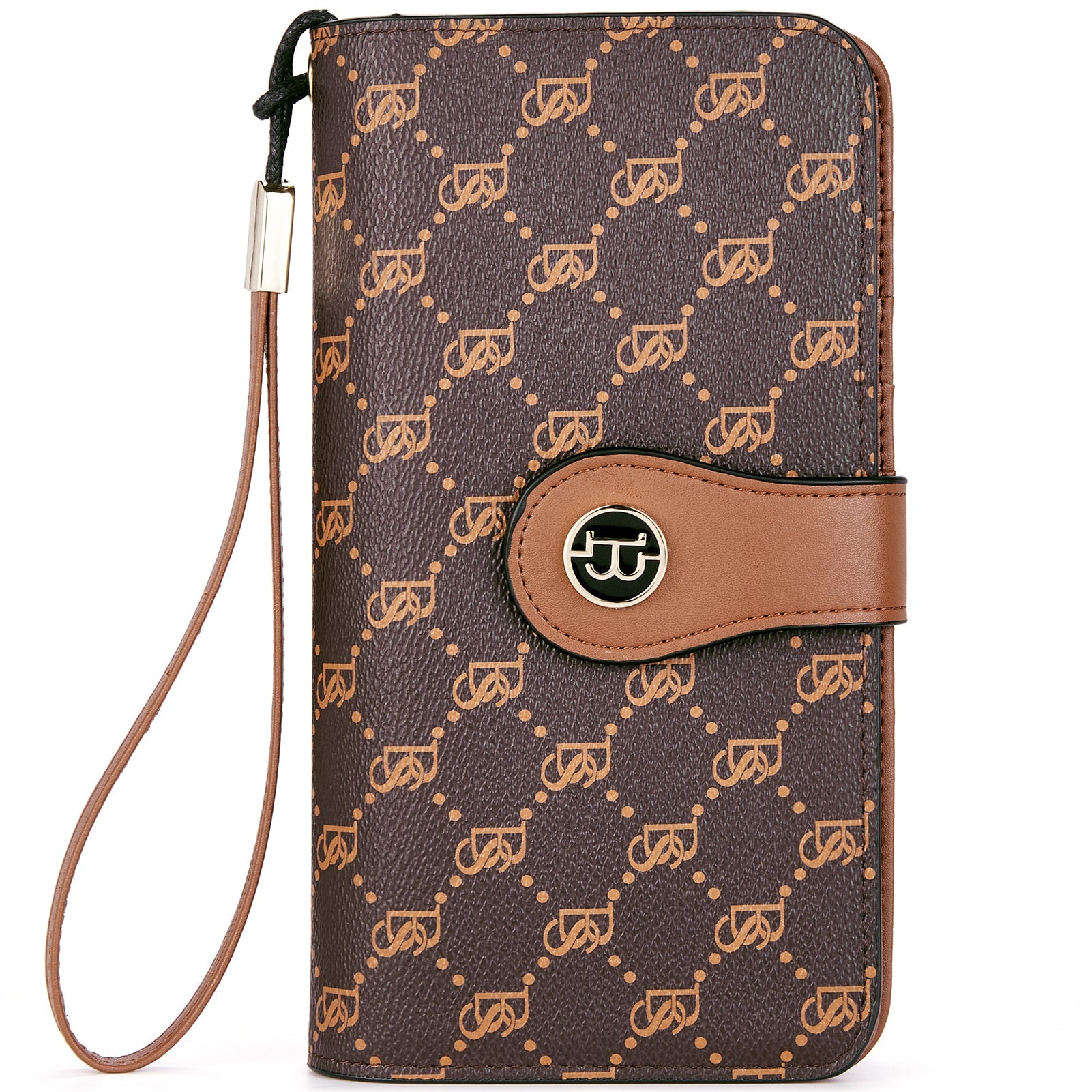 BOSTANTEN Womens Wallet Genuine Leather Large Capacity Wristlet Clutch Purse Credit Card Holder with RFID Blocking