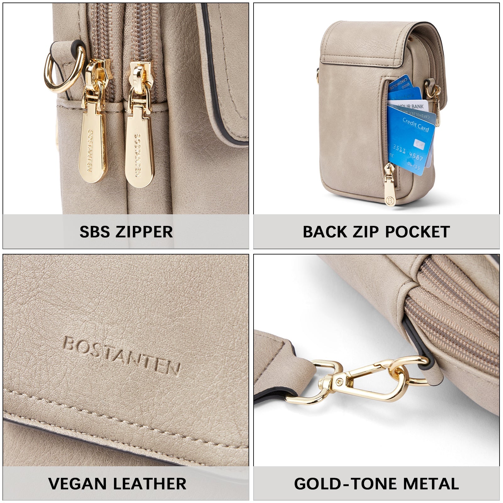 Phone Crossbody Bag – Chevron Pattern Strap
