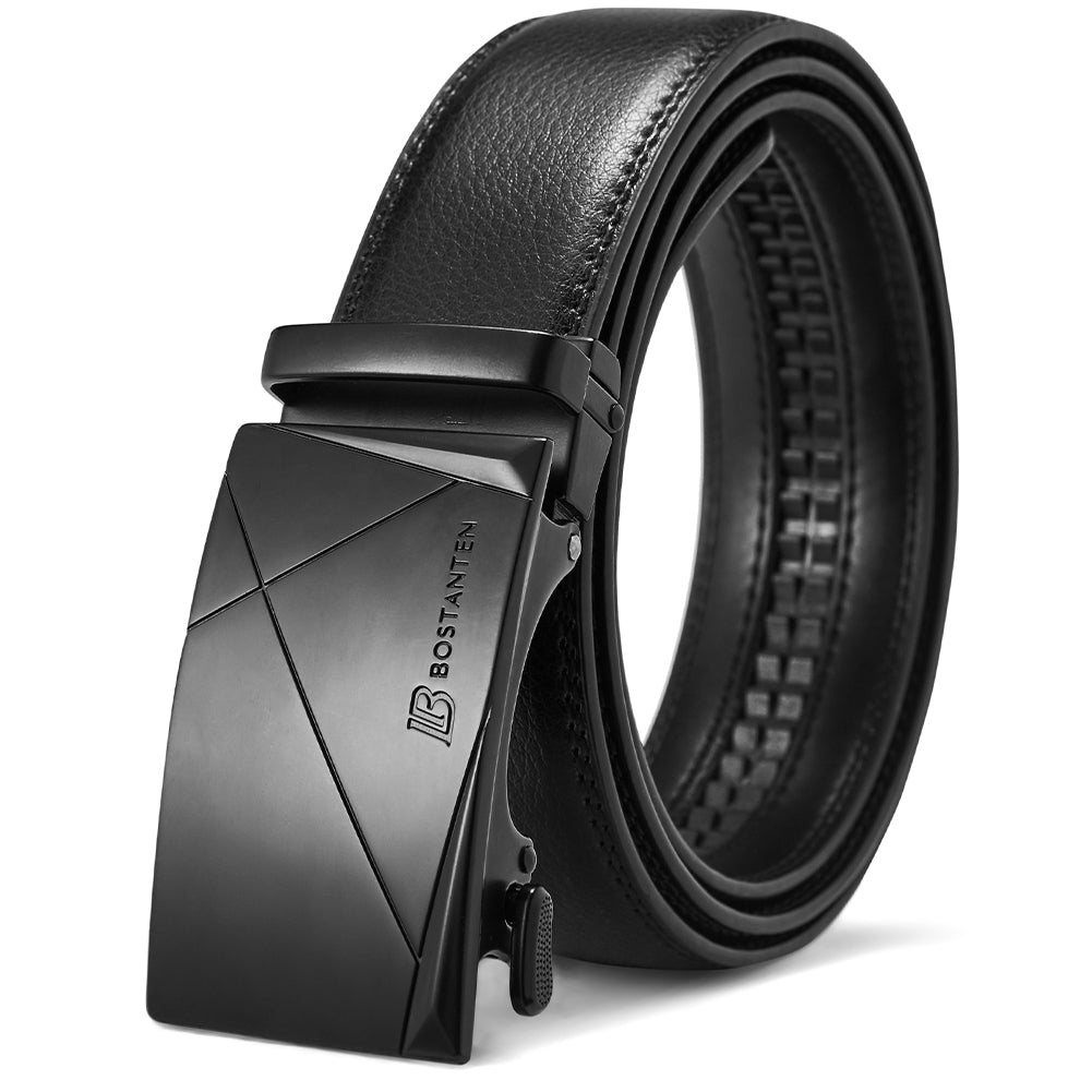 Bostanten Leather Ratchet Men's Belt — All Sets