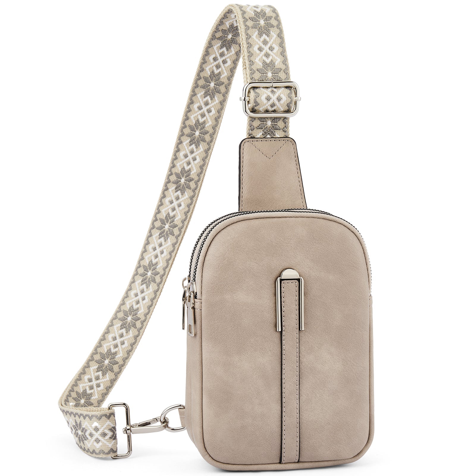 Aurora Adjustable Embroidered Shoulder Strap Crossbody Bag for Women