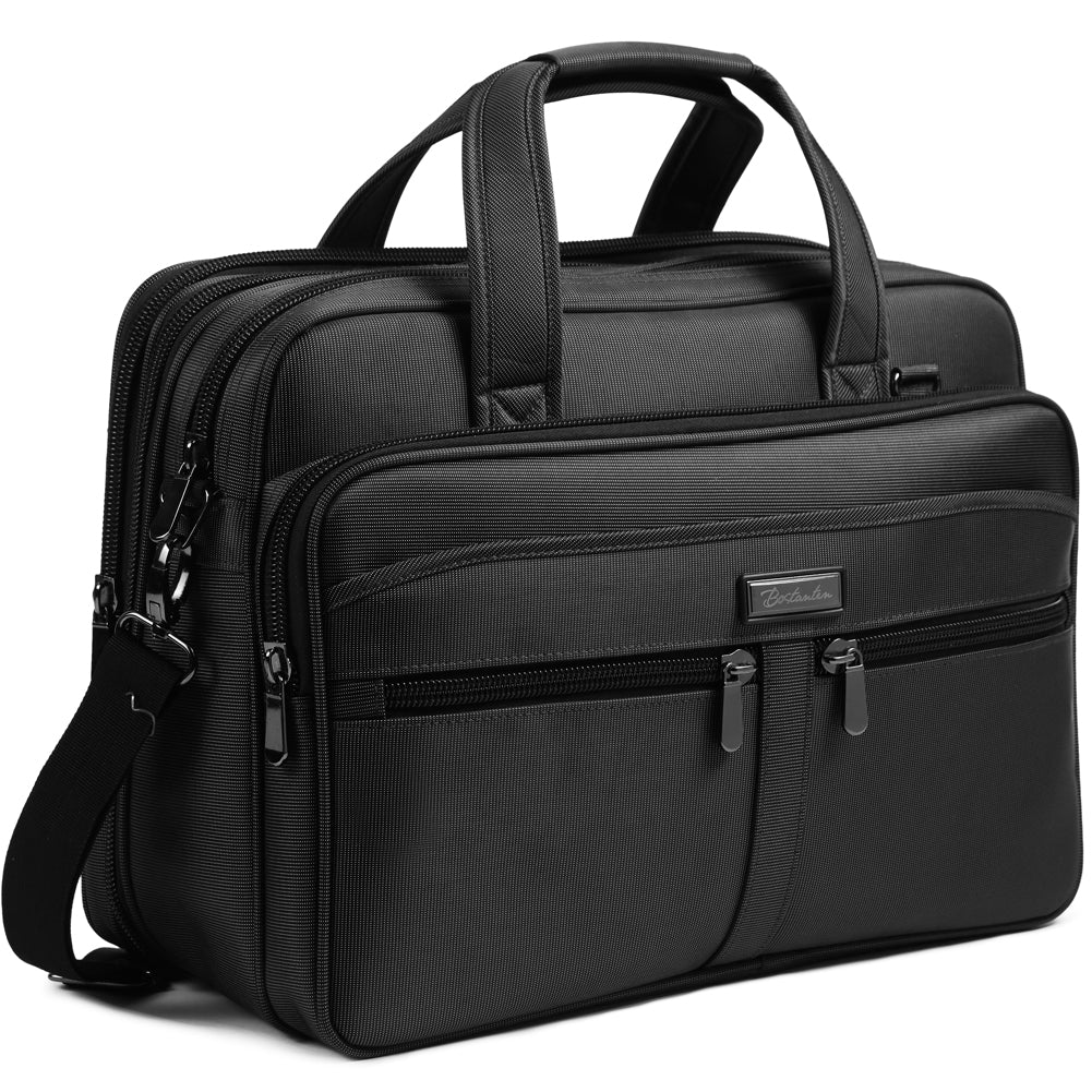 Waterproof Nylon Briefcase Expandable Travel Bag | 17' Laptop