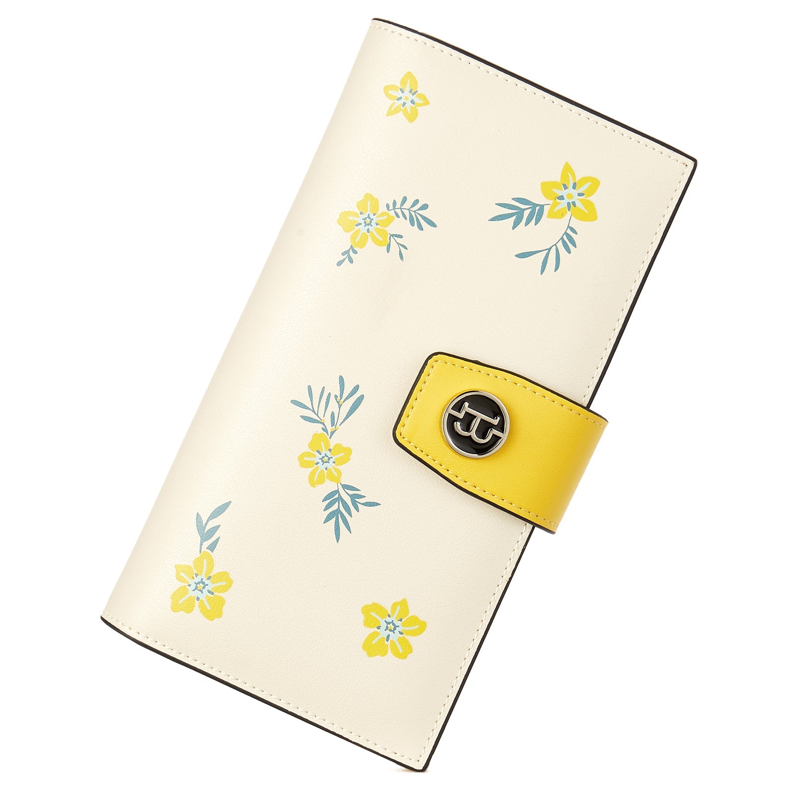 Women Top Leather Wallets Large Capacity - Floral Style