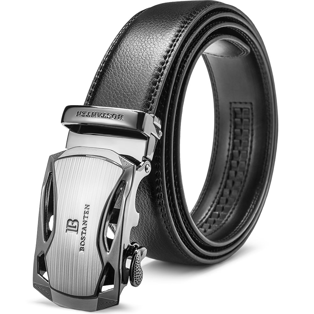 Bostanten Leather Ratchet Men's Belt — All Sets