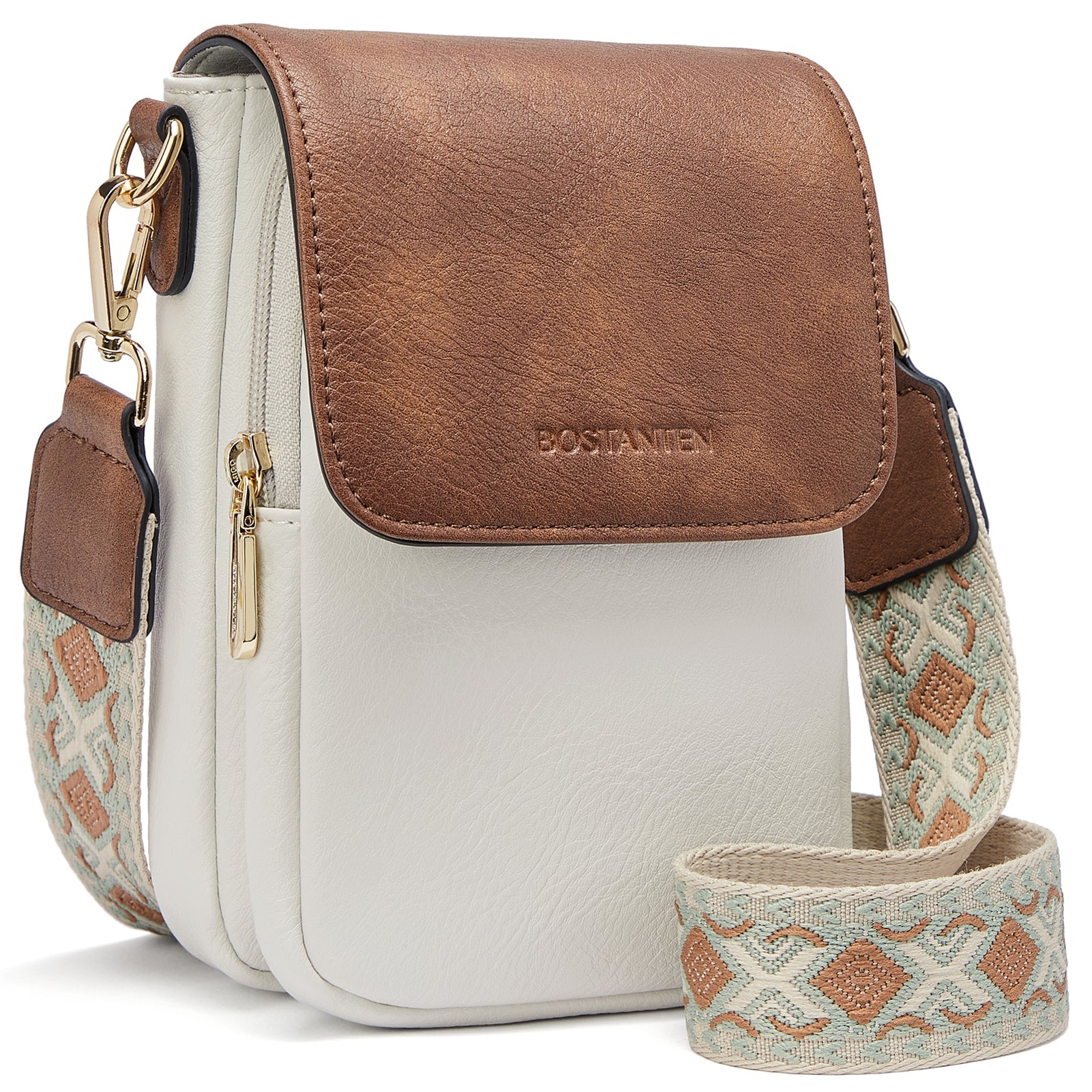 Phone Crossbody Bag – Diamond Pattern Strap