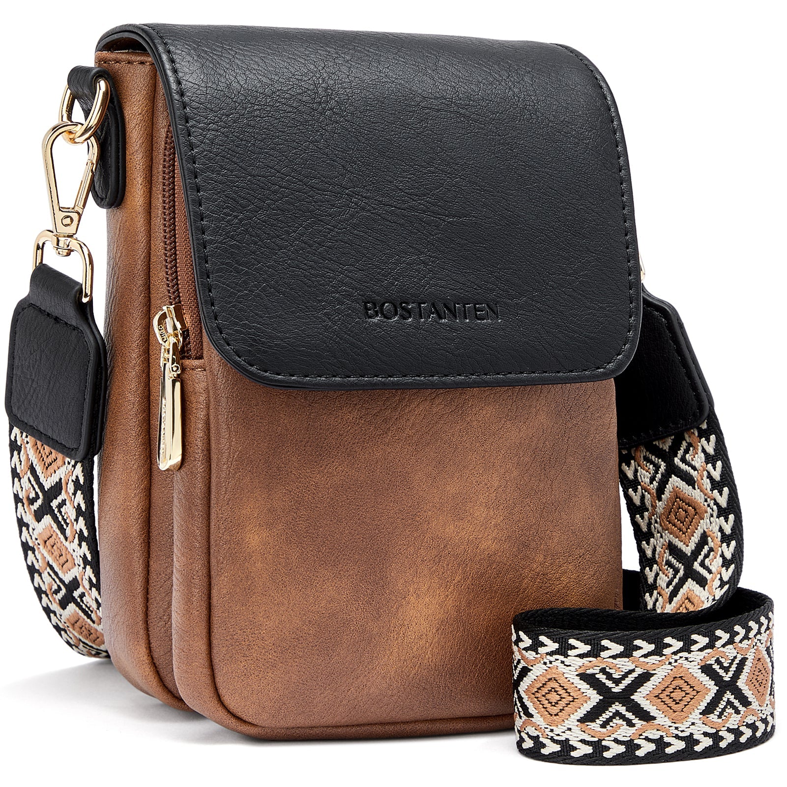 Phone Crossbody Bag – Diamond Pattern Strap