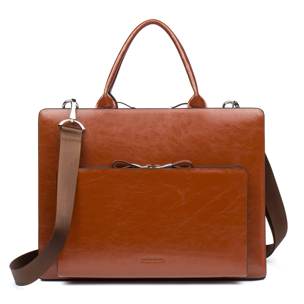 Carol Womens Leather Briefcase — Capable