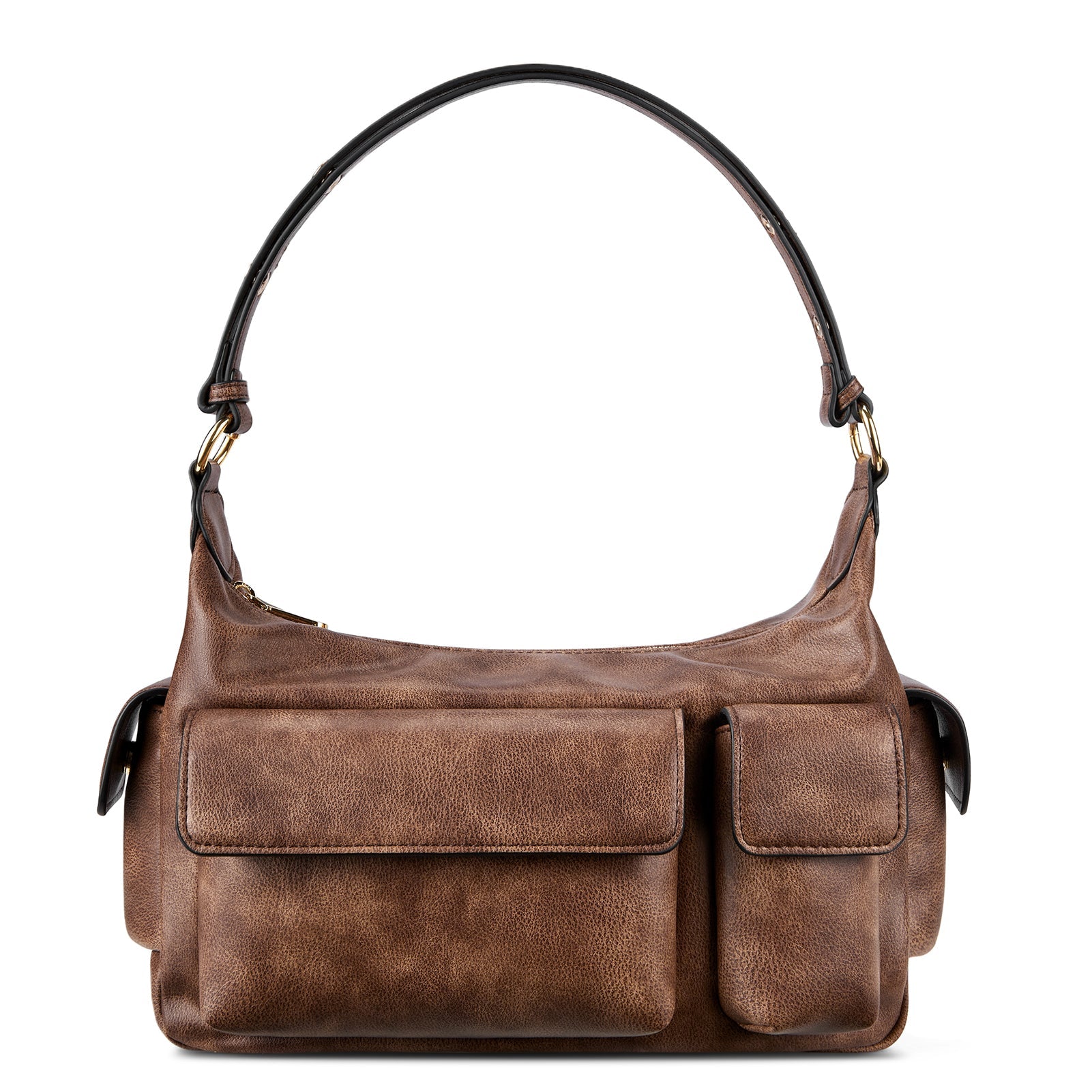 Kweli Distressed Cargo Pocket Shoulder Bag