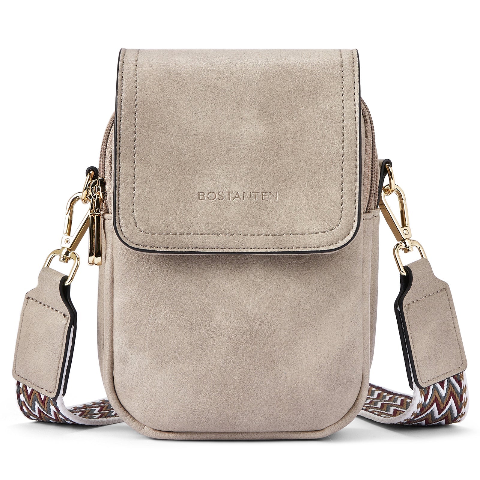 Phone Crossbody Bag – Chevron Pattern Strap