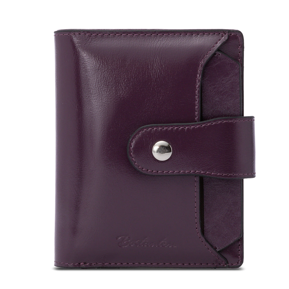 Lnna Hand Tooled Leather Wallet - Genuine Leather