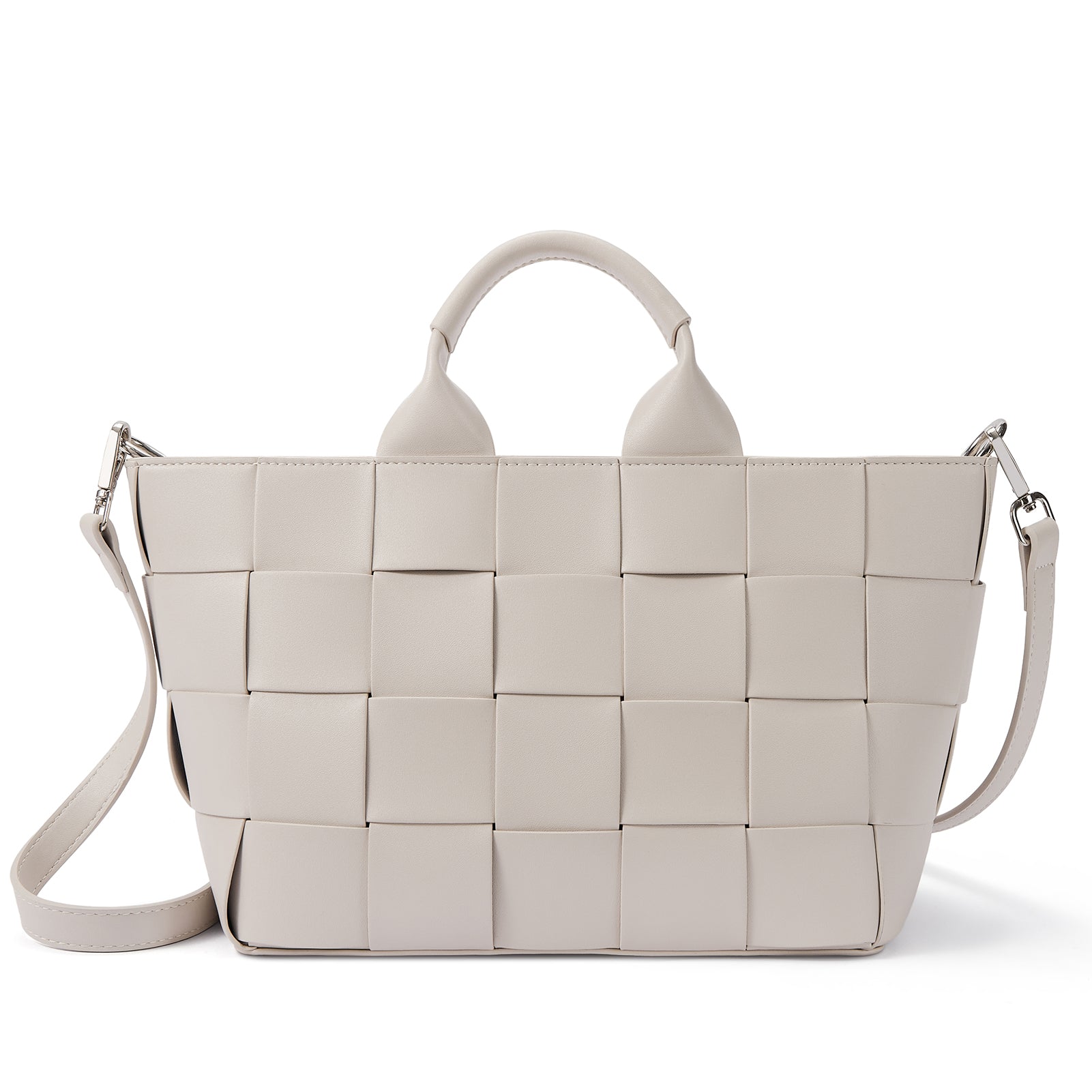 Cruze Handcrafted Woven Leather Tote Bag For Women : Boho Beauty
