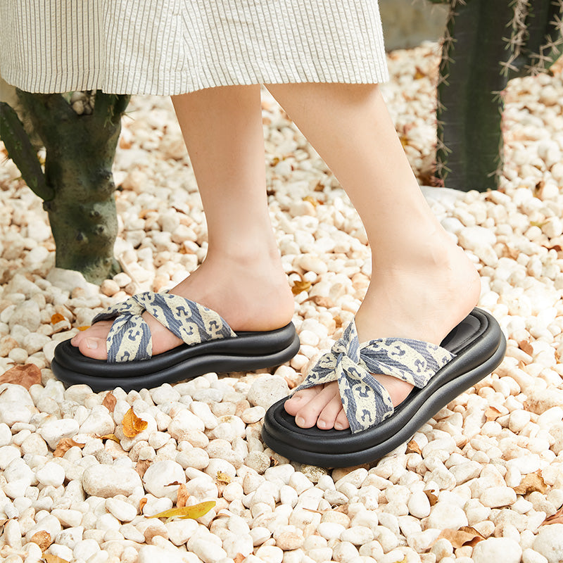 Bostanten Jelly Wedges – Sandals Slip-On Women's EVA Premium, Comfortable & Elegant