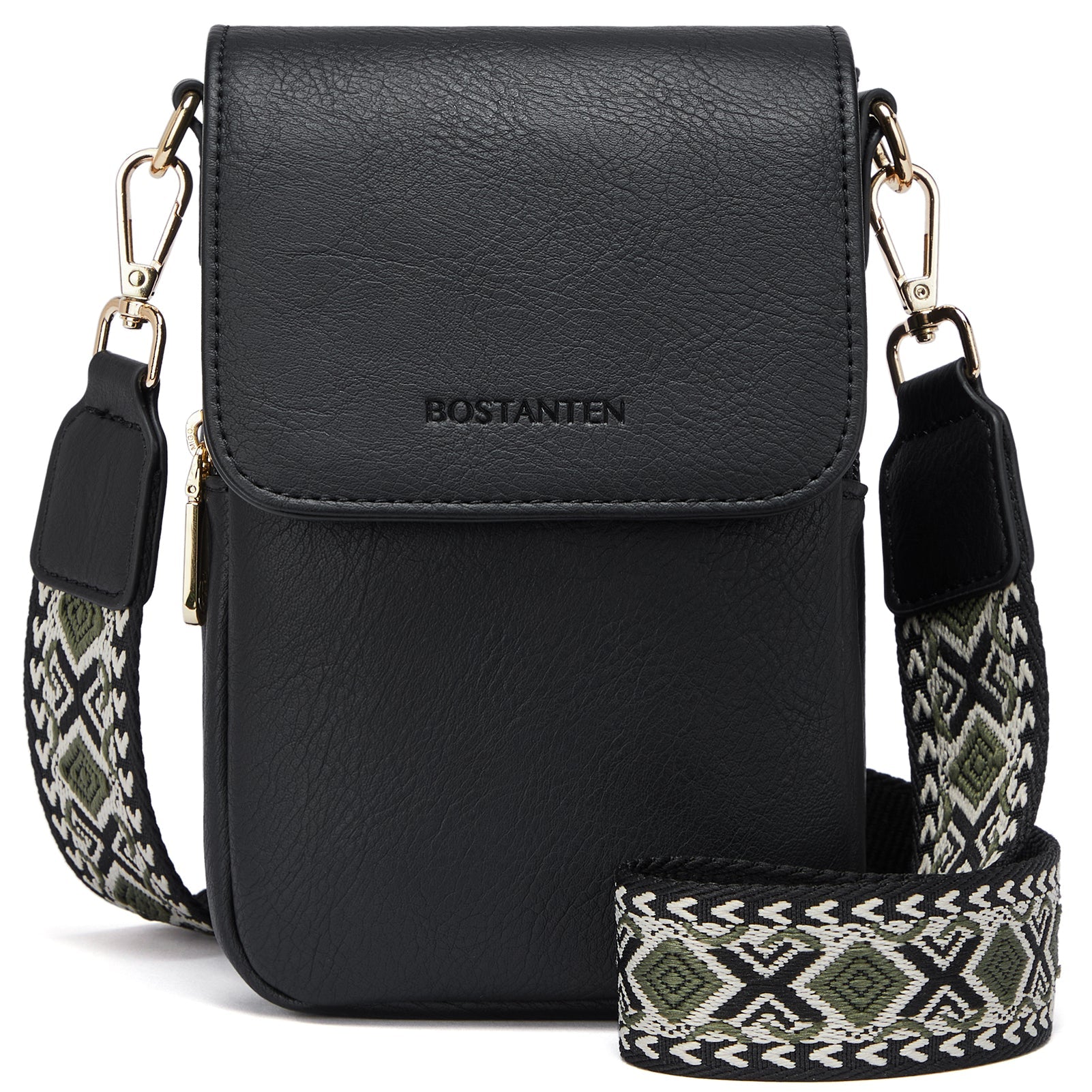 Phone Crossbody Bag – Diamond Pattern Strap