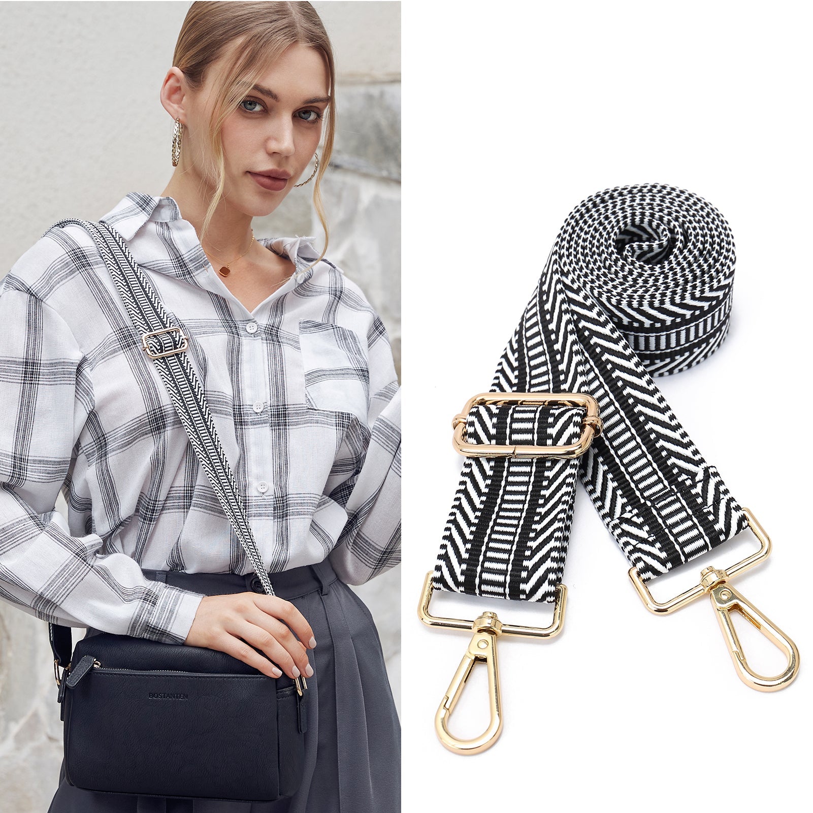 Fashionable and Detachable Wide Shoulder Strap