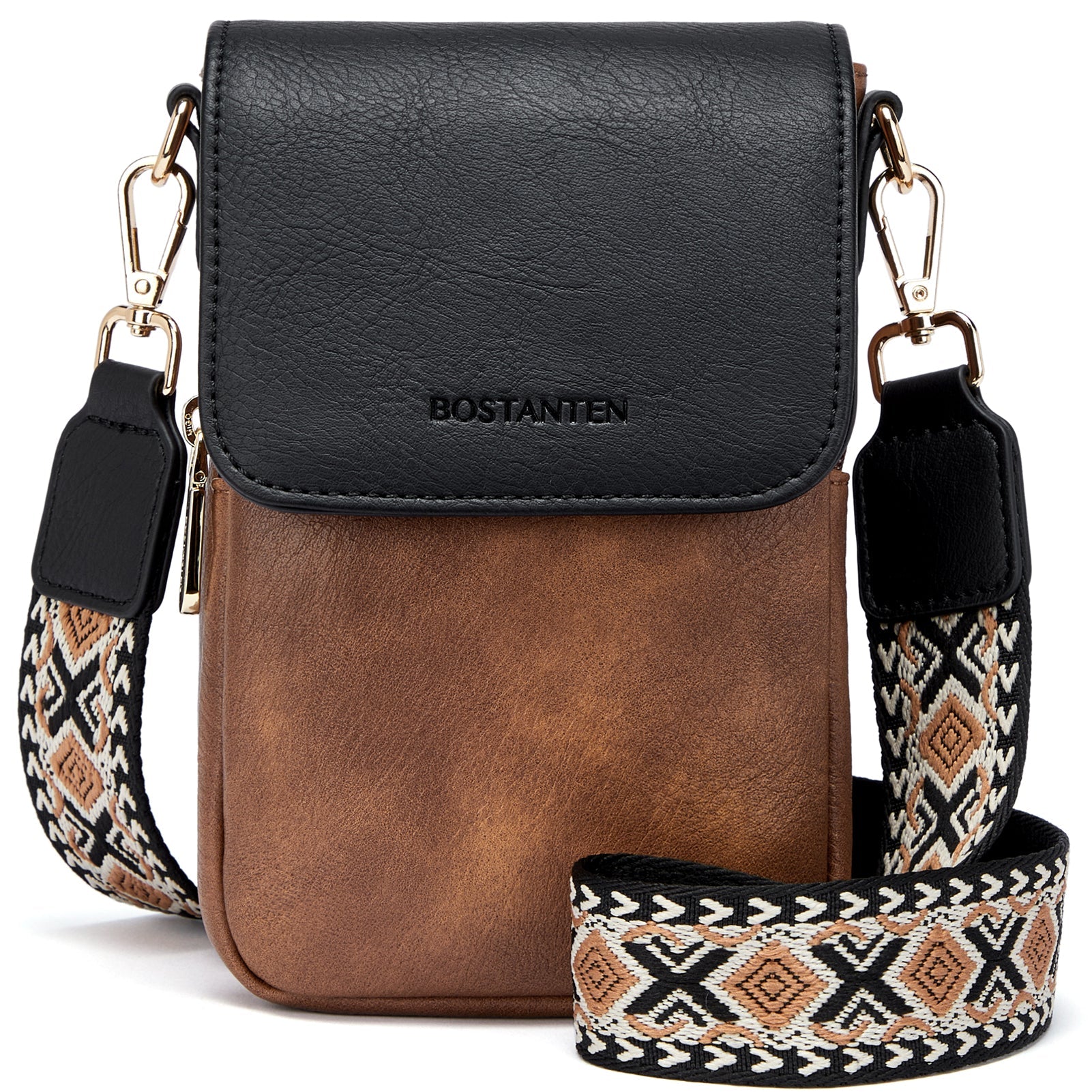 Phone Crossbody Bag – Diamond Pattern Strap