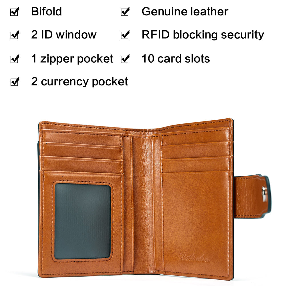 Luna RFID Genuine Leather Wallet