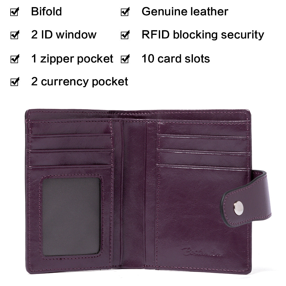 Luna RFID Genuine Leather Wallet