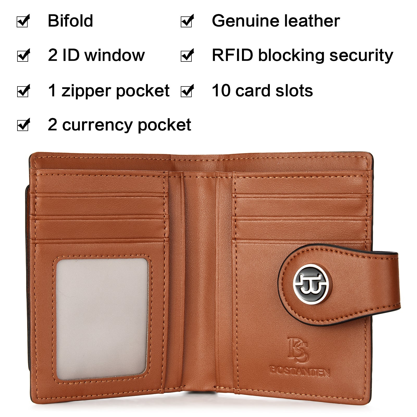 Luna RFID Genuine Leather Wallet