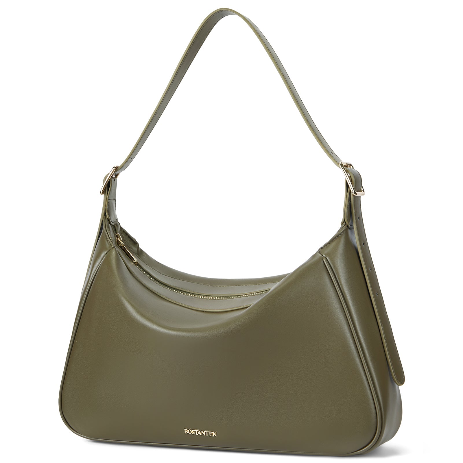 MORAVA Trendy Vegan Leather Hobo Bags - Green