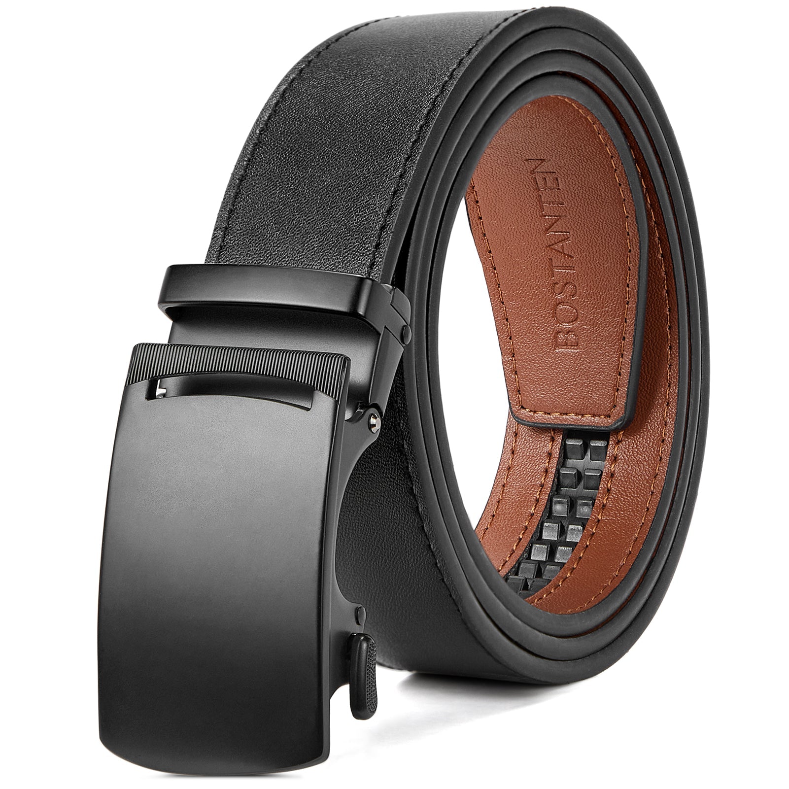 Bostanten Leather Ratchet Men's Belt — All Sets