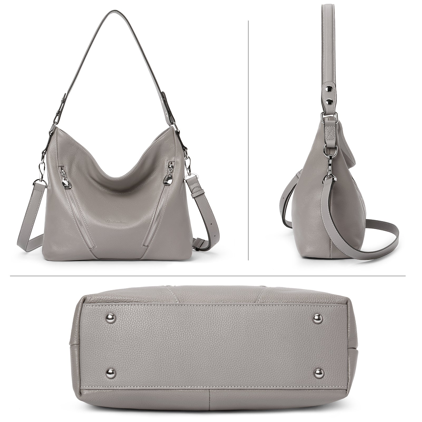 Kweli Luxurious Leather Shoulder Tote Bag - Handcrafted with Attention to Detail