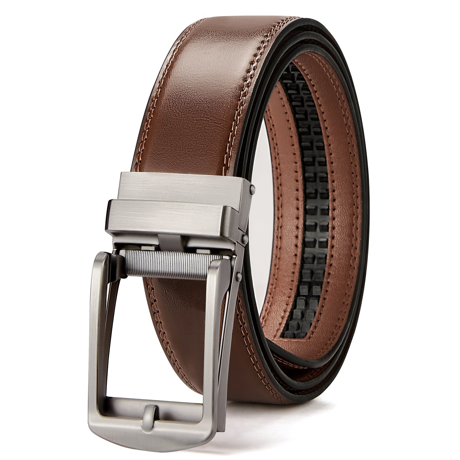 Bostanten Leather Ratchet Men's Belt — All Sets
