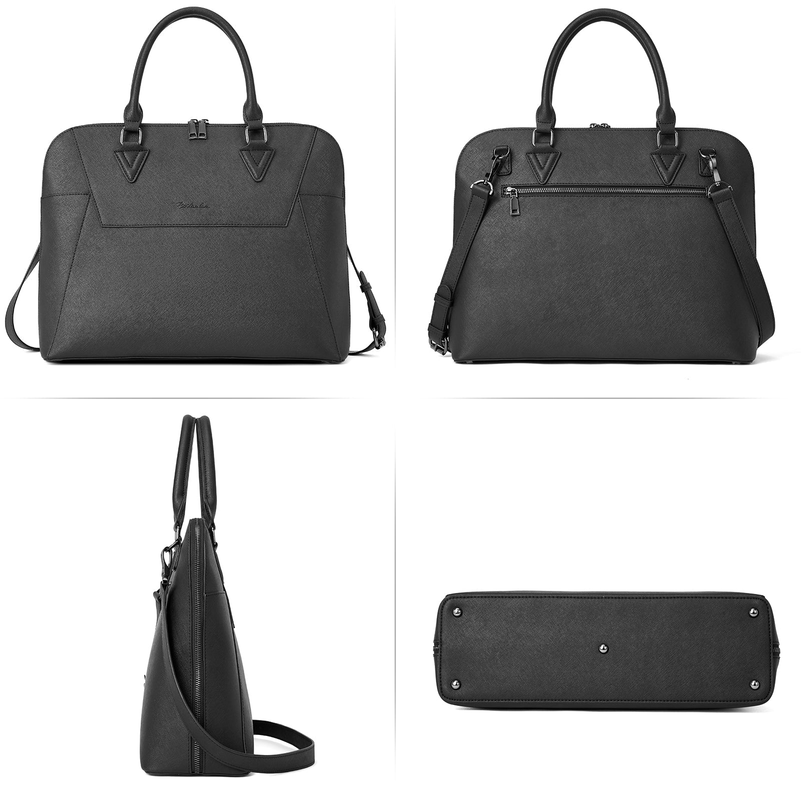 Jasmina Women's Leather lawyer Briefcase — Henna